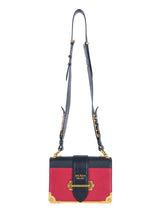 Prada Red Calfskin City Cahier Bag Accessory arcadeshops.com