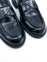 Prada Logo Loafer Mules, 41 Accessory arcadeshops.com
