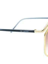 Ted Lapidus Goldtone Honeycomb Aviator Sunglasses Accessory arcadeshops.com
