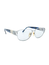 Yves Saint Laurent Blue Tortoiseshell Sunglasses Accessory arcadeshops.com