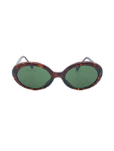 Sign Language Round Cateye Tortoiseshell Sunglasses Accessory arcadeshops.com
