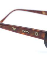Sign Language Round Cateye Tortoiseshell Sunglasses Accessory arcadeshops.com
