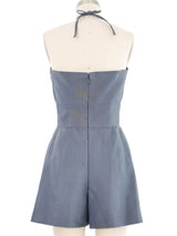 1990s Karl Lagerfeld Architectural Button Front Romper Suit arcadeshops.com