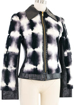 Dolce & Gabbana Rabbit Fur and Leather Jacket Jacket arcadeshops.com