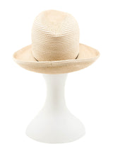 1960s Yves Saint Laurent Patent Lacing Straw Hat Accessory arcadeshops.com