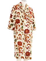 1960s Ivory Tapestry Coat Outerwear arcadeshops.com