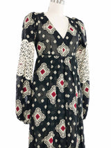 1971 Thea Porter Lace Accented Dress Dress arcadeshops.com