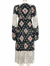 1971 Thea Porter Lace Accented Dress Dress arcadeshops.com