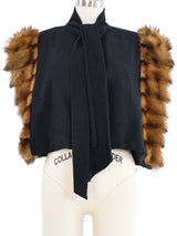1930s Fur Trimmed Capelet Jacket arcadeshops.com