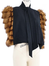 1930s Fur Trimmed Capelet Jacket arcadeshops.com