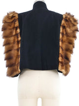 1930s Fur Trimmed Capelet Jacket arcadeshops.com