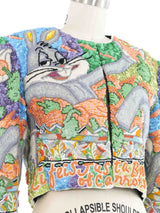 1992 Jeanette Kastenberg Bugs Bunny Beaded Jacket Jacket arcadeshops.com