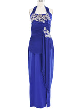 1990s Chloe Embellished Pleat Wrap Dress Dress arcadeshops.com