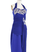 1990s Chloe Embellished Pleat Wrap Dress Dress arcadeshops.com