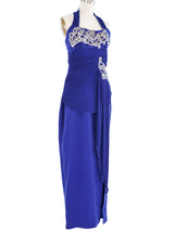 1990s Chloe Embellished Pleat Wrap Dress Dress arcadeshops.com