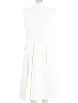 2015 Alexander McQueen Embroidered Ivory Quilted Tunic Jacket arcadeshops.com