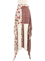 Jean Paul Gaultier Patchwork Floral Skirt Ensemble Suit arcadeshops.com