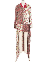 Jean Paul Gaultier Patchwork Floral Skirt Ensemble Suit arcadeshops.com