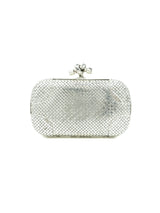2009 Bottega Veneta Sterling Siver Metal Knot Clutch Accessory arcadeshops.com