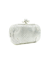 2009 Bottega Veneta Sterling Siver Metal Knot Clutch Accessory arcadeshops.com