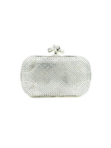2009 Bottega Veneta Sterling Siver Metal Knot Clutch Accessory arcadeshops.com