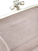 2009 Bottega Veneta Sterling Siver Metal Knot Clutch Accessory arcadeshops.com