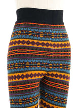 Junior Gaultier Striped Intarsia Knit Shorts Bottom arcadeshops.com