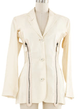 1989 Jean Paul Gaultier Zip Detailed Jacket Jacket arcadeshops.com