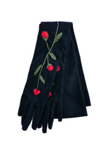Dolce & Gabbana Flower Embroidered Opera Gloves Accessory arcadeshops.com