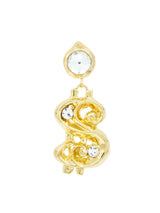 2019 Moschino Dollar Sign Earrings Jewelry arcadeshops.com