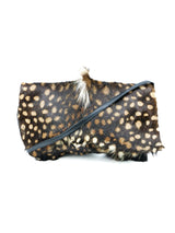 1970s Halston Spotted Fur Shoulder Bag Accessory arcadeshops.com