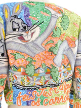 1992 Jeanette Kastenberg Bugs Bunny Beaded Jacket Jacket arcadeshops.com