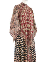 Adini Paisley Block Printed Caftan Dress Dress arcadeshops.com