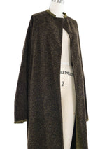 2001 Yeohlee Felted Brown Speckled Duster