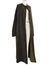 2001 Yeohlee Felted Brown Speckled Duster