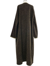 2001 Yeohlee Felted Brown Speckled Duster