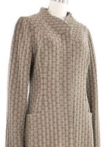 2011 Yeohlee Taupe Textured Knit jacket