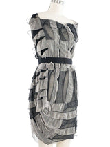 2010 Yeohlee Belted Ruffle Tank Dress Dress arcadeshops.com