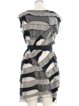 2010 Yeohlee Belted Ruffle Tank Dress Dress arcadeshops.com