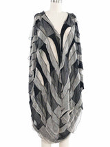 2010 Yeohlee Deconstructed Tiered Ruffle Barrel Dress Dress arcadeshops.com