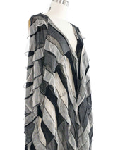 2010 Yeohlee Deconstructed Tiered Ruffle Barrel Dress Dress arcadeshops.com