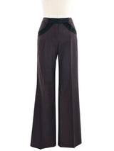 Chloe Ribbon Trimmed Trousers Bottom arcadeshops.com