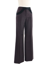 Chloe Ribbon Trimmed Trousers Bottom arcadeshops.com