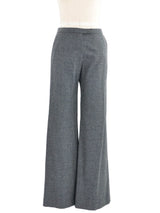 2004 Balenciaga Gray Wool Trousers Bottom arcadeshops.com