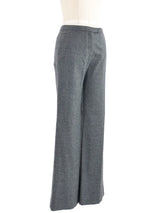 2004 Balenciaga Gray Wool Trousers Bottom arcadeshops.com