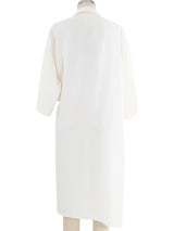 Yohji Yamamoto Ivory Wrap Tunic Top arcadeshops.com