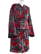 Yeohlee Metallic Floral Tapestry Robe Outerwear arcadeshops.com