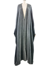 1998 Yeohlee Charcoal Ombre Caftan Gown