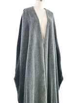 1998 Yeohlee Charcoal Ombre Caftan Gown