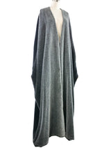 1998 Yeohlee Charcoal Ombre Caftan Gown